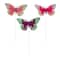 8 Packs: 8 ct. (64 total) 4.5" Pink Feather Butterflies by Ashland®